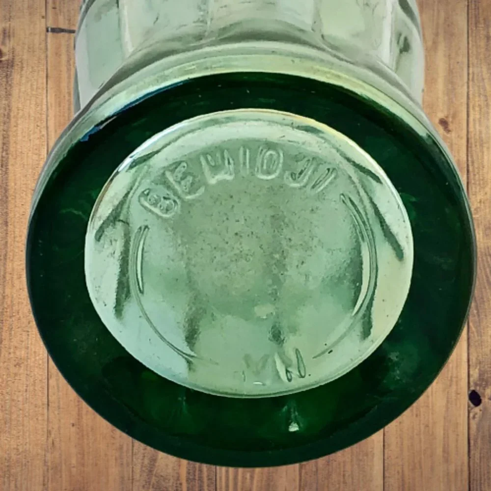 Coca Cola Soda Bottle Green Glass Vintage BEMIDJI MINNESOTA 6 oz